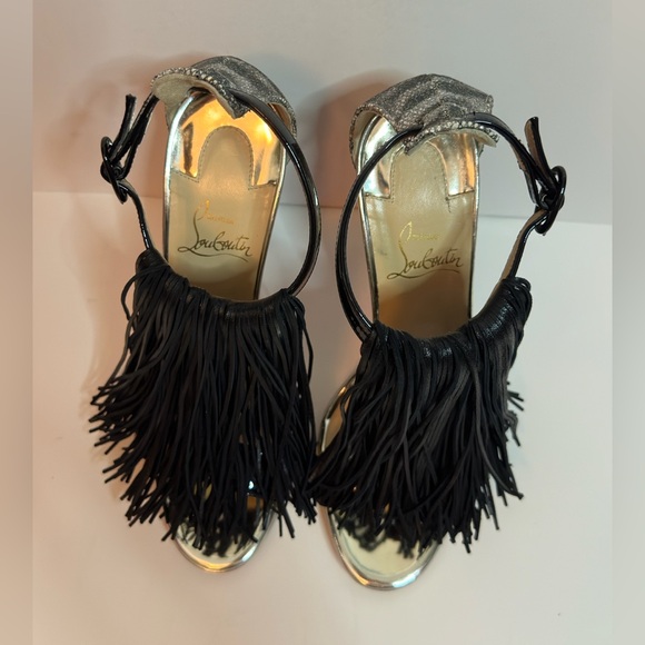 Christian Louboutin Fringe Sandals size 36 1/2 - Picture 3 of 7
